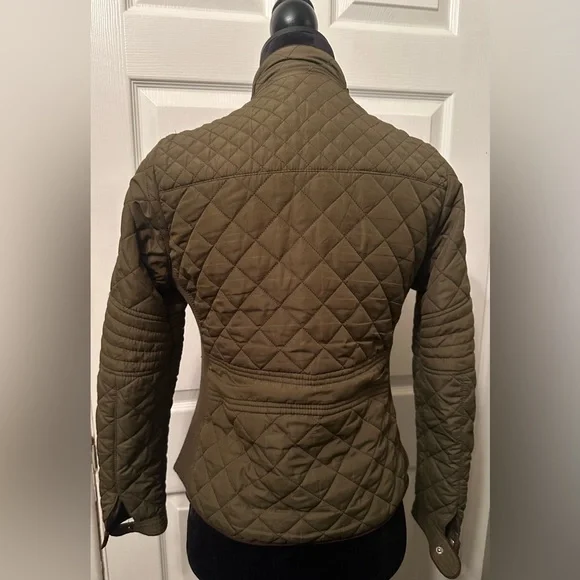 Love Tree Quilted Khaki Puffer Jacket - Picture 10 of 15